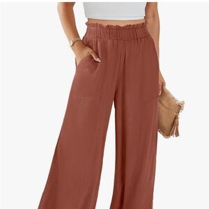 Women’s Linen Palazzo Pants